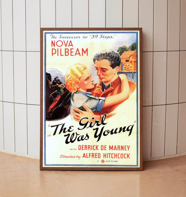 Young and Innocent (1937) Poster, Minimalist Movie Poster, Film Poster_DS08