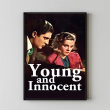 Young and Innocent (1937) Poster, Minimalist Movie Poster, Film Poster_DS10