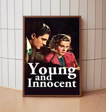Young and Innocent (1937) Poster, Minimalist Movie Poster, Film Poster_DS10