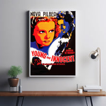 Young and Innocent (1937) Poster, Minimalist Movie Poster, Film Poster_DS12