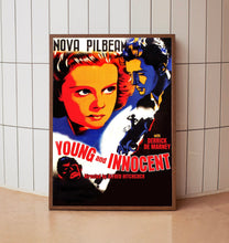 Young and Innocent (1937) Poster, Minimalist Movie Poster, Film Poster_DS12