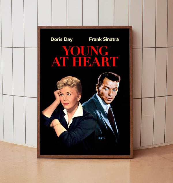 Young at Heart (1954) Poster, Minimalist Movie Poster, Film Poster_DS03