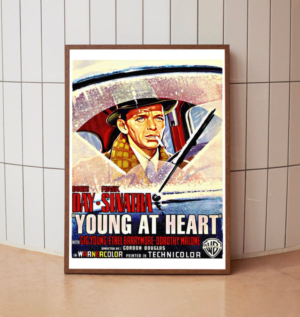 Young at Heart (1954) Poster, Minimalist Movie Poster, Film Poster_DS04