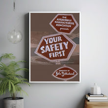 Your Safety First (1956) Poster, Minimalist Movie Poster, Film Poster