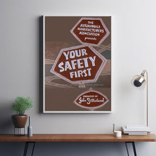 Your Safety First (1956) Poster, Minimalist Movie Poster, Film Poster