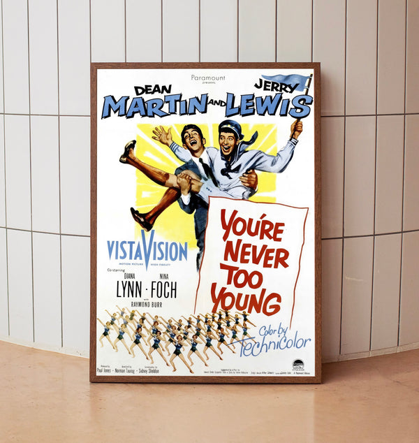 You're Never Too Young (1955) Poster, Minimalist Movie Poster, Film Poster_DS02