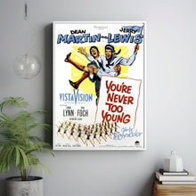 You're Never Too Young (1955) Poster, Minimalist Movie Poster, Film Poster_DS02