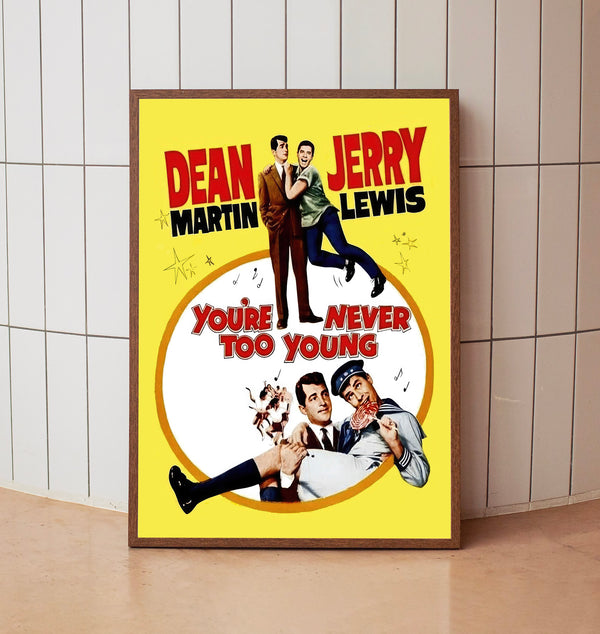 You're Never Too Young (1955) Poster, Minimalist Movie Poster, Film Poster_DS05