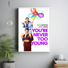 You're Never Too Young (1955) Poster, Minimalist Movie Poster, Film Poster_DS06