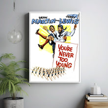 You're Never Too Young (1955) Poster, Minimalist Movie Poster, Film Poster_DS07