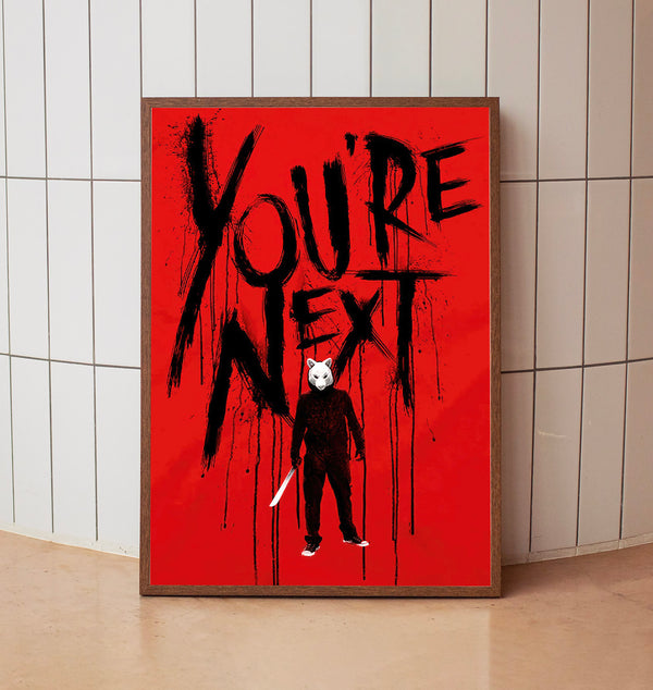 You're Next (2013) Poster, Minimalist Movie Poster, Film Poster_DS03