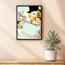 You're a Sweetheart (1937) Poster, Minimalist Movie Poster, Film Poster