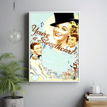 You're a Sweetheart (1937) Poster, Minimalist Movie Poster, Film Poster