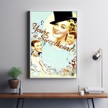 You're a Sweetheart (1937) Poster, Minimalist Movie Poster, Film Poster