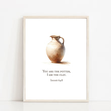 You're the Potter Bible Quote Isaiah 648 Canvas Wall Art Poster Modern Minimalist Scripture Watercolor Boho Christian Gift Home Decor Frame 1690615269