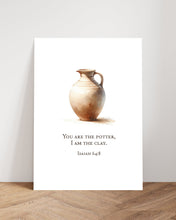 You're the Potter Bible Quote Isaiah 648 Canvas Wall Art Poster Modern Minimalist Scripture Watercolor Boho Christian Gift Home Decor Frame 1690615269