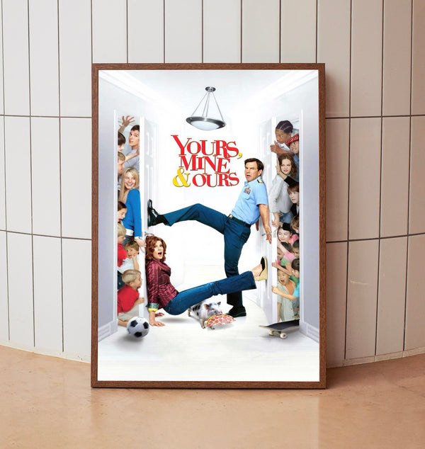 Yours, Mine & Ours (2005) Poster, Minimalist Movie Poster, Film Poster