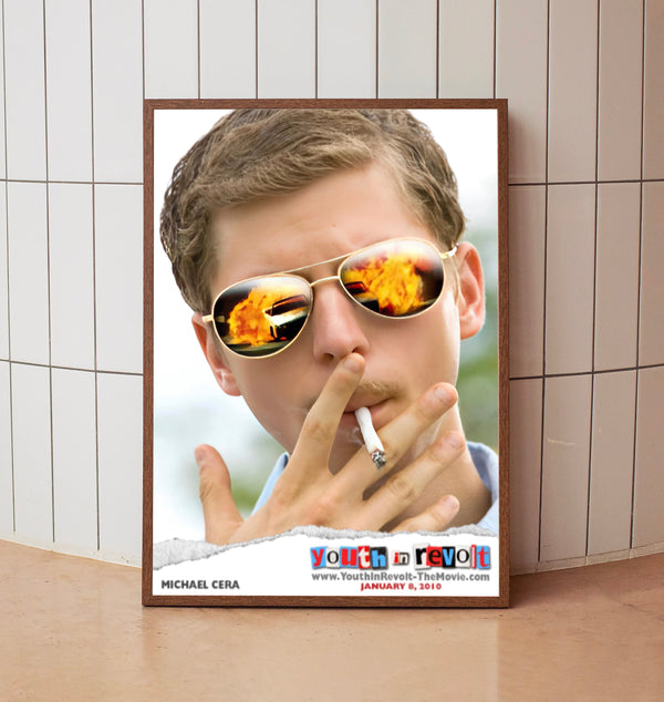 Youth in Revolt (2009) Poster, Minimalist Movie Poster, Film Poster_DS04