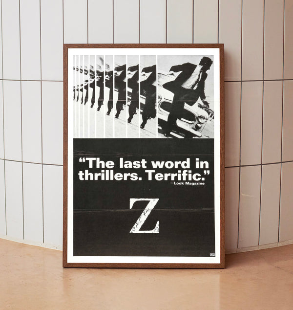 Z (1969) Poster, Minimalist Movie Poster, Film Poster_DS03