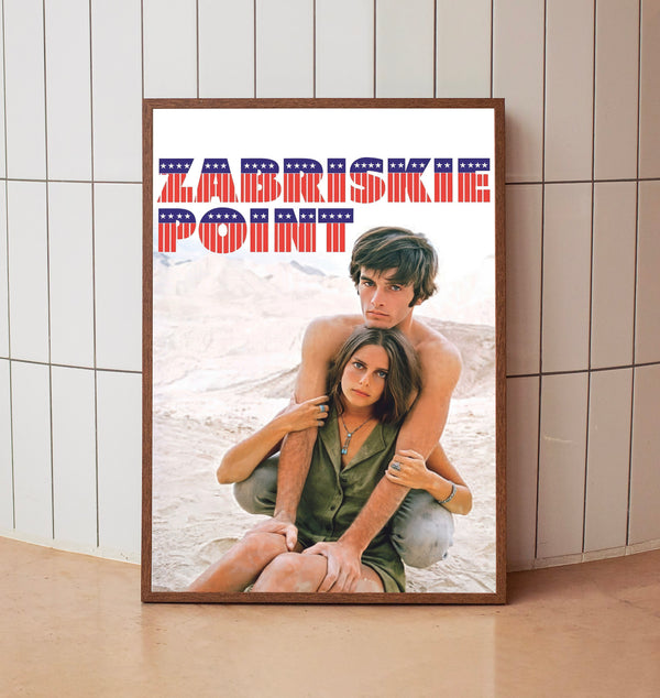 Zabriskie Point (1970) Poster, Minimalist Movie Poster, Film Poster_DS06