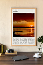 Zambia Africa Wall Art  Poster Zambia Africa Black White Poster  Poster Art Gift 1687885584