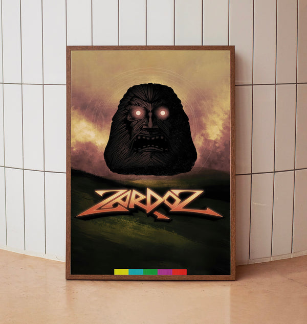 Zardoz (1974) Poster, Minimalist Movie Poster, Film Poster_DS03