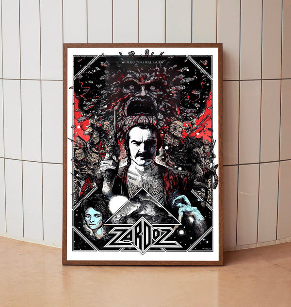 Zardoz (1974) Poster, Minimalist Movie Poster, Film Poster_DS10