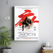 Zatoichi (2003) Poster, Minimalist Movie Poster, Film Poster