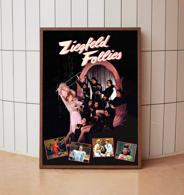 Ziegfeld Follies (1945) Poster, Minimalist Movie Poster, Film Poster_DS04