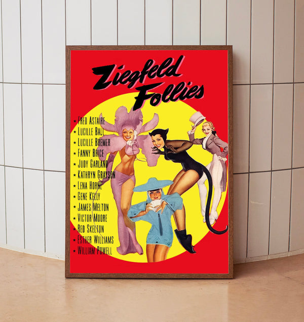 Ziegfeld Follies (1945) Poster, Minimalist Movie Poster, Film Poster_DS07