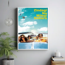 Zindagi Na Milegi Dobara (2011) Poster, Minimalist Movie Poster, Film Poster