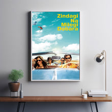 Zindagi Na Milegi Dobara (2011) Poster, Minimalist Movie Poster, Film Poster