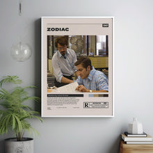 Zodiac Poster, David Fincher, Minimalist Movie Poster, A3 poster, Home decor