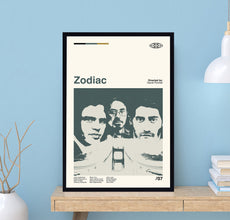 Zodiac Poster, Zodiac Movie, David Fincher, Retro Movie Poster, Movie Poster, Retro Poster, Minimalist Art, Vintage Poster, Wall Decor 1715640759