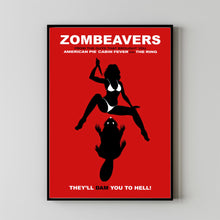 Zombeavers (2014) Poster, Minimalist Movie Poster, Film Poster_DS03