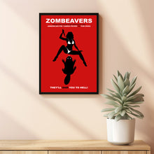 Zombeavers (2014) Poster, Minimalist Movie Poster, Film Poster_DS03
