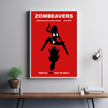 Zombeavers (2014) Poster, Minimalist Movie Poster, Film Poster_DS03