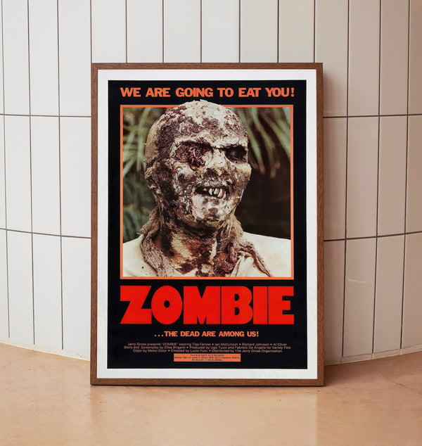 Zombie Flesh Eaters 1979 Movie  Poster, Room Decor, Home Decor 15