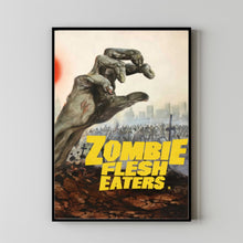 Zombie Flesh Eaters 1979 Movie  Poster, Room Decor, Home Decor 16