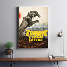 Zombie Flesh Eaters 1979 Movie  Poster, Room Decor, Home Decor 16