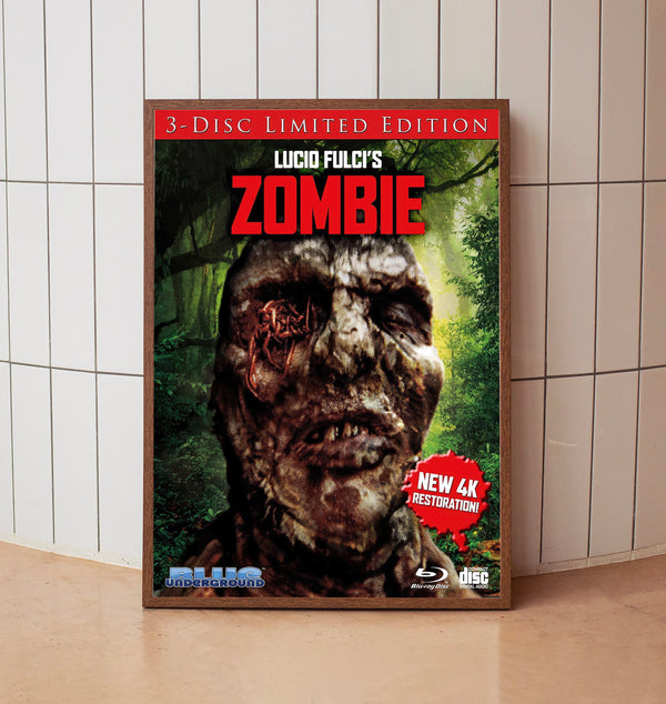 Zombie Flesh Eaters 1979 Movie  Poster, Room Decor, Home Decor 2