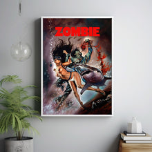 Zombie Flesh Eaters 1979 Movie  Poster, Room Decor, Home Decor 3