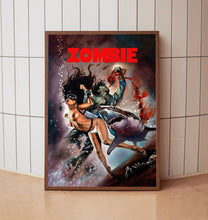 Zombie Flesh Eaters 1979 Movie  Poster, Room Decor, Home Decor 3