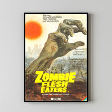Zombie Flesh Eaters 1979 Movie  Poster, Room Decor, Home Decor 4