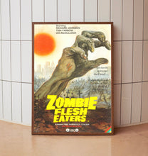 Zombie Flesh Eaters 1979 Movie  Poster, Room Decor, Home Decor 4