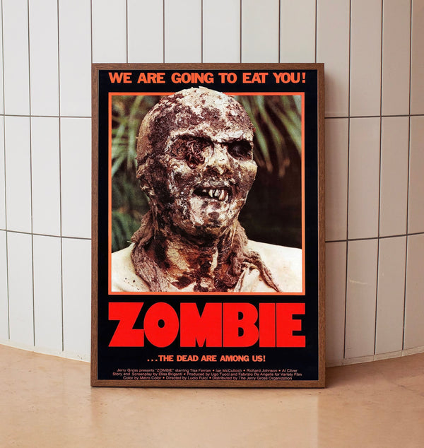 Zombie Flesh Eaters 1979 Movie  Poster, Room Decor, Home Decor 7