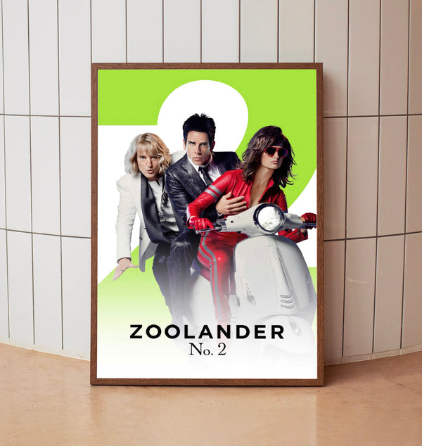 Zoolander 2 (2016) Poster, Minimalist Movie Poster, Film Poster_DS03
