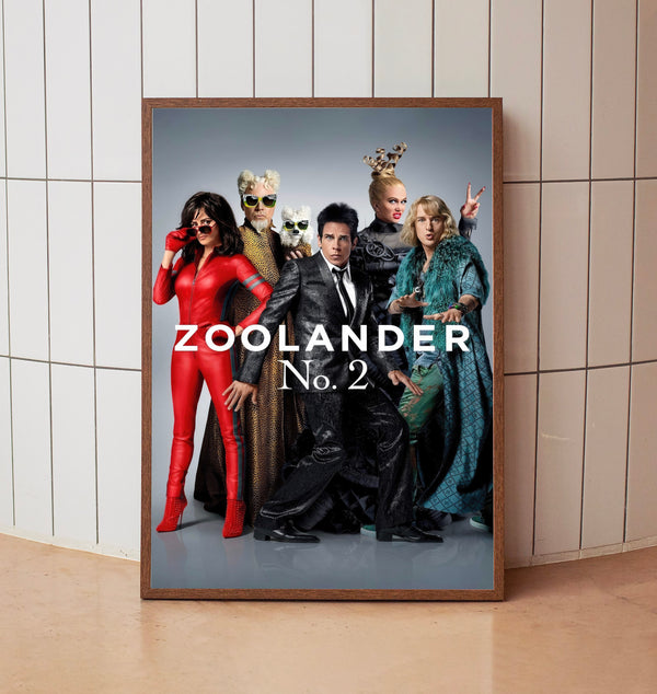 Zoolander 2 (2016) Poster, Minimalist Movie Poster, Film Poster_DS04