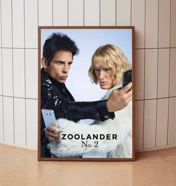 Zoolander 2 (2016) Poster, Minimalist Movie Poster, Film Poster_DS10