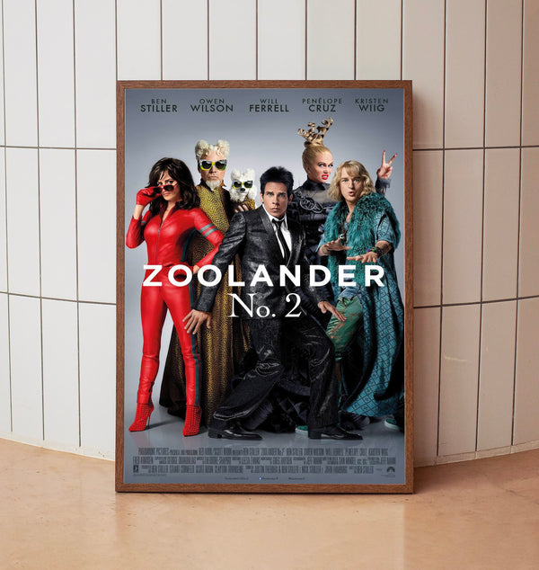 Zoolander 2 (2016) Poster, Minimalist Movie Poster, Film Poster_DS14